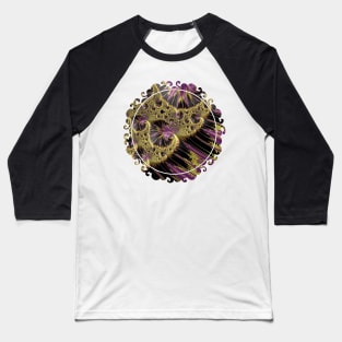 All That Glitters Fractal Art Baseball T-Shirt